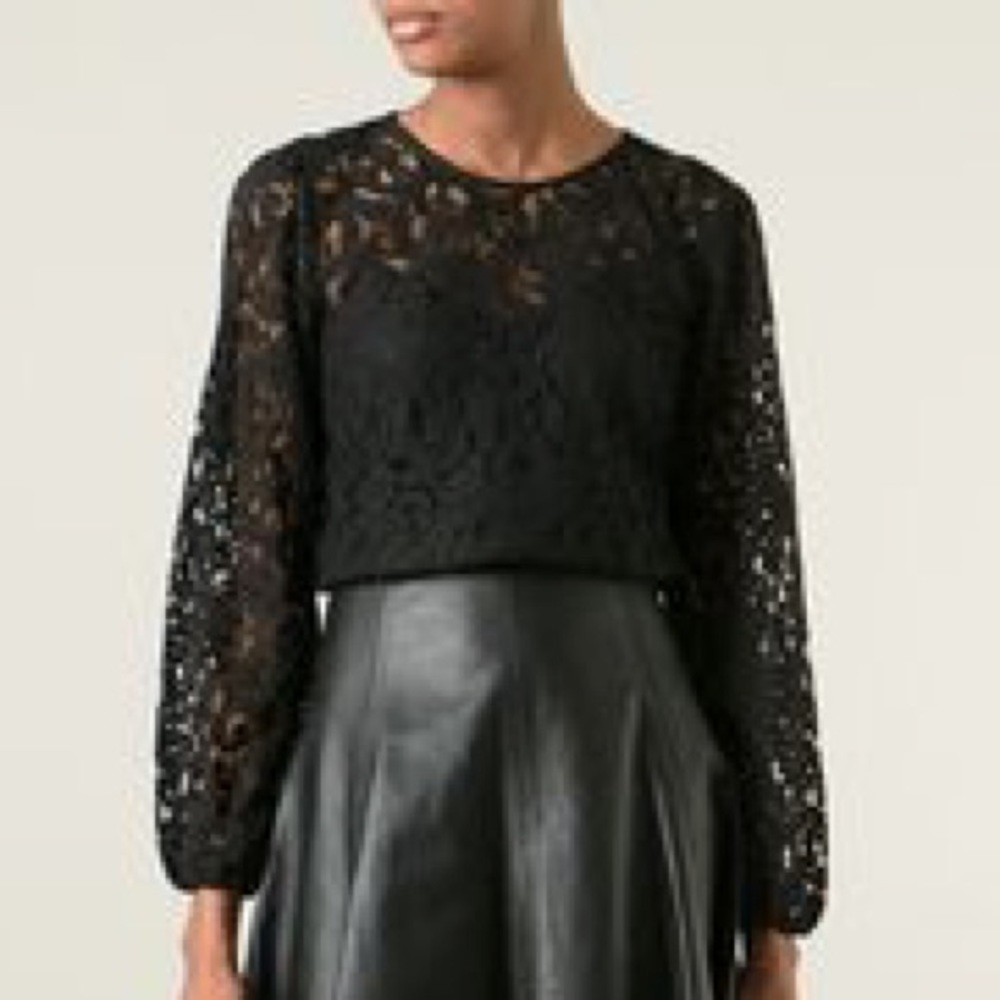 Michael Kors Black Lace Top w/ Tank
